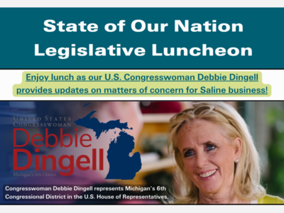Saline Chamber Announces Legislative Luncheon with Debbie Dingell