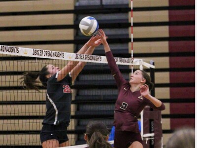 Dexter Volleyball Falls to State-Ranked Bedford