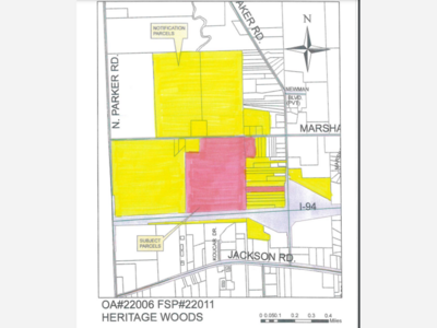 A plan for over 100 acres near Baker and Marshall Roads in Scio Township is moving forward