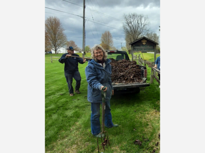 An old-fashioned work bee at Historic Webster Village