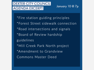 City of Dexter City Council Meeting