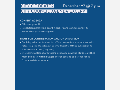 City of Dexter City Council Meeting