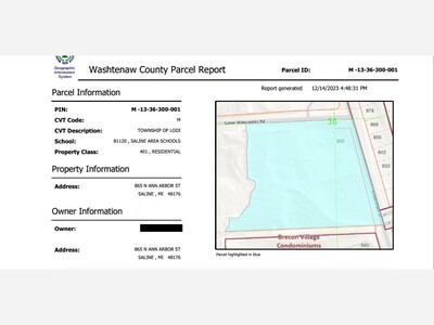 Saline Annexes 7.31 acres from Lodi Township to Facilitate Additional Housing